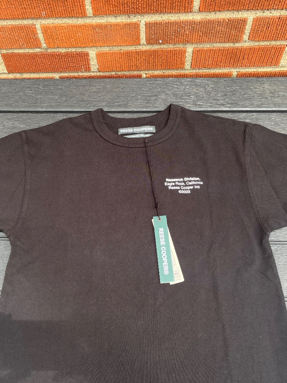 Mens Reese Cooper Black Tshirt Sz Small ( New )